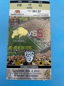Colorado Buffaloes Vs Stanford Cardinal Football Ticket Stubs 4 verschiedene - Bild 1 von 4
