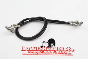 09-12 KAWASAKI NINJA ZX6R AFTERMARKET FRONT BRAKE CALIPER HOSES LINES C9 - Bild 1 von 8