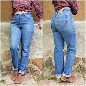 Vtg 80s Levi's 501 Button Fly High Rise Women's Sz. 13 (W29 L30) USA - Picture 1 of 16