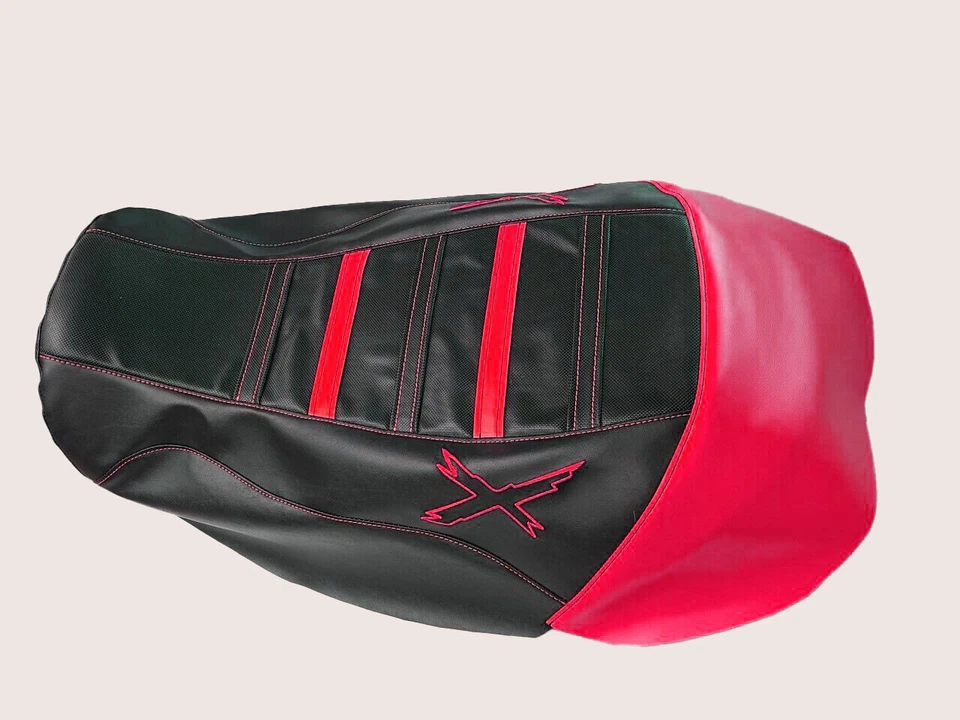 FUNDA DE ASIENTO CAN-AM RENEGADE ATV 800 800R XXC CORREA ROJA/NEGRO/AGARRE Foto 1 de 1