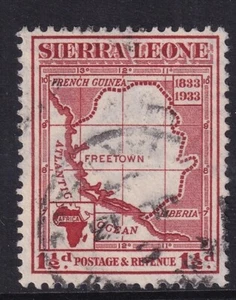 SIERRA LEONE GV SG170, 1½d chestnut, fine used - Picture 1 of 2