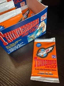 1992 THUNDERBIRDS ARE GO Trading Cards x 1 New Sealed Pack PRO SET - Picture 1 of 3