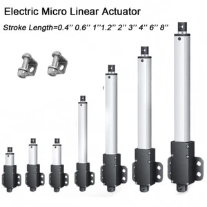 12V Electric Mini Linear Actuator Motor 0.4 in-8 in for Window Opener Robotics - Picture 1 of 21