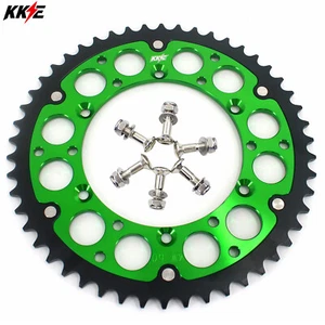 Piñón híbrido trasero KKE 50T apto para KAWASAKI KX250F KX450F 2006 KX125 KX250 verde - Imagen 1 de 9