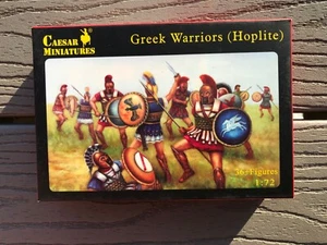CAESAR MINIATURES 1/72 GREEK WARRIORS ( HOPLITE ) 36 INFANTRY SOLDIERS # 065 NIB - Picture 1 of 1