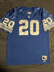 100% Authentic 1996 Barry Sanders Detroit Lions Mitchell Ness Jersey 52 2XL RARE - Picture 1 of 7