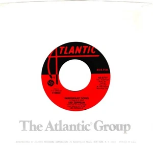 LED ZEPPELIN IMMIGRANT SONG B/W HEY, HEY WHAT CAN I DO 1970 45 W/ FACTORY SLV - Picture 1 of 2