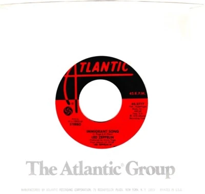 LED ZEPPELIN   IMMIGRANT SONG B/W HEY, HEY WHAT CAN I DO  1970 45 W/ FACTORY SLV - Image 1 of 2