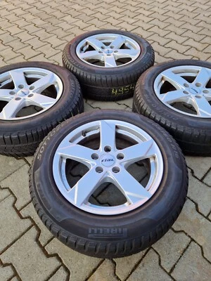 Audi A4 8W Alufelgen Winter Kompletträder 205/60R16 Winterreifen Satz Pirelli - Bild 1 von 4