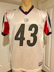 Reebok Troy Polamalu Pittsburgh Steelers #43 Youth Super Bowl Jersey XL 18-20 - Picture 1 of 10