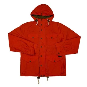 *MINOR DEFECT* Polo Ralph Lauren Oil Tin Mountain Parka Jacket - Orange - MEDIUM - Picture 1 of 12