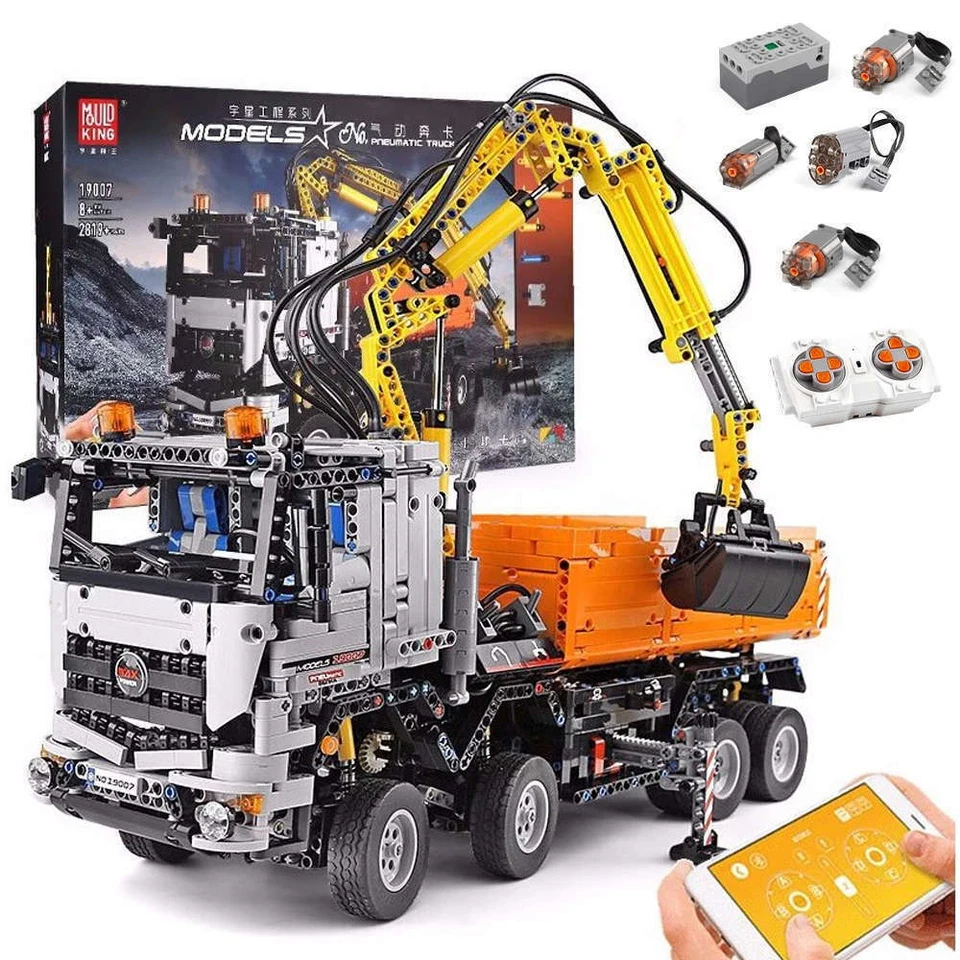 Mould King RC Pneumatic Truck Bausatz (19007)