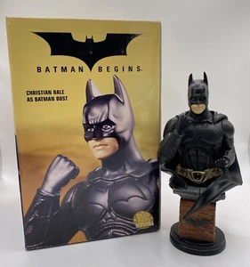 DC Direct Batman Begins Christian Bale As Batman Porcelain Bust NIB (JL-239) - Picture 1 of 11