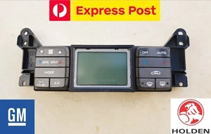 HOLDEN COMMODORE HEATER/AC CONTROLS VY1-VZ, SIGLE ZONE, GREY, CLIMATE CONTROL - Picture 1 of 6