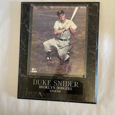 Duke Snider Rare! autographed signed Dodgers HOF 8x10 photo Beckett BAS coa - Image 1 of 4