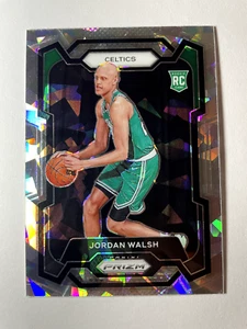 2023-24 Panini Prizm NBA Cracked Ice Jordan Walsh Celtics RC Card - Bild 1 von 2
