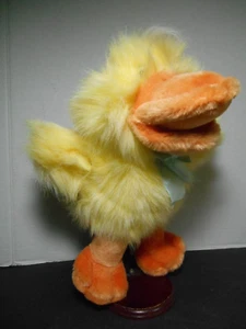 Vtg. Hand Puppet Yellow Duckling Duck Plush Stuffed Toy Sesilco, Ltd. - Picture 1 of 15