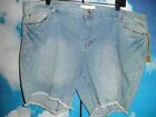 New By Dream Out Loud Selena Gomez, Faded Blue Denim Shorts Junior Plus Size 22W