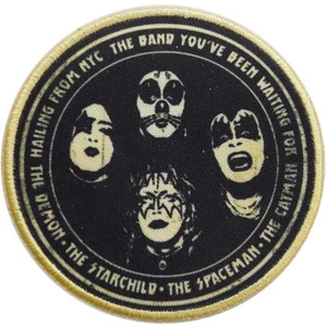 KISS: HAILING FROM NYC Standard Patch: 4 heads faces Official Merch fan gift - Bild 1 von 6