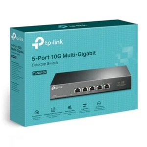 TP-LINK 5-Port Unmanaged 10G Multi-Gigabit Desktop/Rackmount Switch - (TL-SX105) - Picture 1 of 8