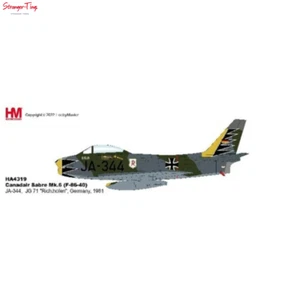 HOBBY MASTERS 1/72 SABLE MK.6 (F-86F-40) JA-344, JG 71 RICHTHOFEN, ALEMANIA - Imagen 1 de 1