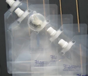 Blasani Plastic Sneak Bags & Funnel NEW 2x of 9x5" 3x of 7x5" + Funnel - Picture 1 of 18
