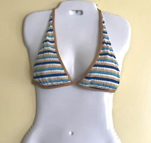 W SWIM Damen-Bikinioberteil mit Raffung – Größe S – goldfarben bunt – 56 $ - Bild 1 von 3
