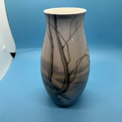 Bing and Grondahl Art Nouveau Vase - White Flowers - Image 1 of 4