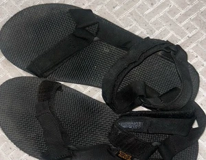 Teva Original Universal Sport Women Size 8 Black Trail Sandals Shoes 1003987 - Picture 1 of 6