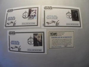 Granadinas de San Vicente Star Wars Trilogía Primer Día Cubiertas 1996 Set - Imagen 1 de 6