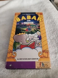 BABAR THE MOVIE VHS Video Tape Animated Elephant 1989 NELVANA - Picture 1 of 2