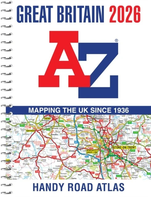 Great Britain A-Z Handy Road Atlas 2026 (A5 Spiral) by A-Z Maps (Spiral bound) - Image 1 of 1