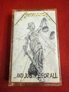 Metallica ...And Justice for All Cassette Tape 1988 Elektra EX - Picture 1 of 5
