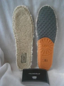 UGG Australia SHEEPSKIN Replacement INSOLES INSERTS Men's 8 1/2+ = Women's 10+ - Picture 1 of 1