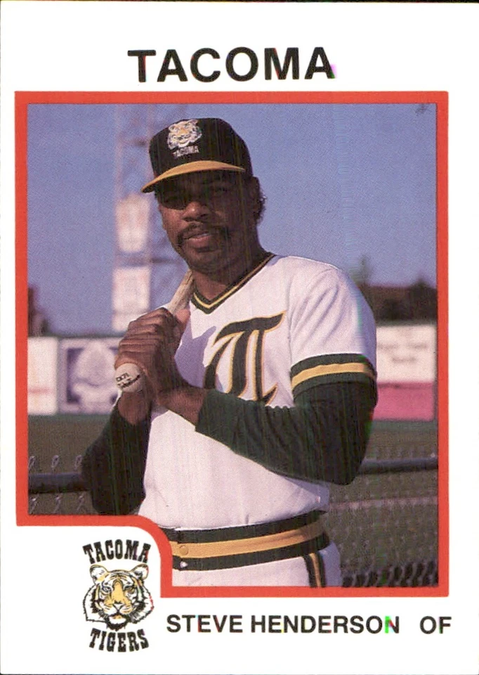 Steve Henderson 1987 ProCards #1587 RC Tacoma Tigers *AutographDen* - Image 1 of 2
