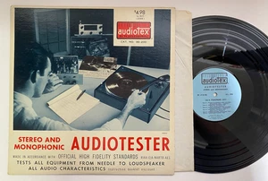 Audiotex Audio Tested Record Vintage 60s Mono & Stereo EX Vinyl Response Test LP - Picture 1 of 4