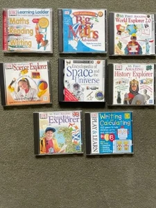 KIDS SOFTWARE CD ROM LEARNING BUNDLE FROM DORLING KINDERSLEY 8 NO - Picture 1 of 2