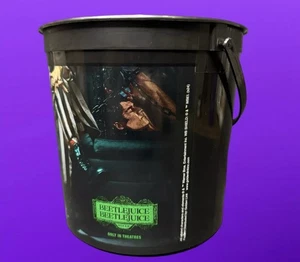 Beetlejuice Beetlejuice 2024 secchio popcorn plastica esclusivo cinema NUOVO - Foto 1 di 7
