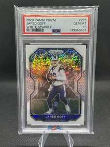 2020 Prizm Jared Goff White Sparkle PSA 10 POP 2 !!! 🔥🔥🔥🔥🔥🔥 - Bild 1 von 1