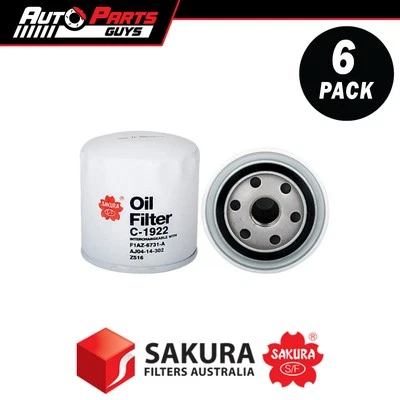 6 Pack Sakura Oil Filter Z516 | C-1922 - image 1 of 3