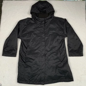 Eileen Fisher Organic Cotton XL Anorak Hooded Windbreaker Jacke Snap Front - Bild 1 von 12