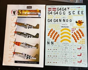 P-51B/C COLORIDO MUSTANGS 357th fighter group #2 0f 5 Eagle Strike IP4803 1/48 - Imagen 1 de 2