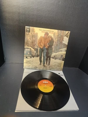 Bob Dylan "The Freewheelin'" Vinyl LP USA 1963 Reissue Stereo VG + - Image 1 of 4