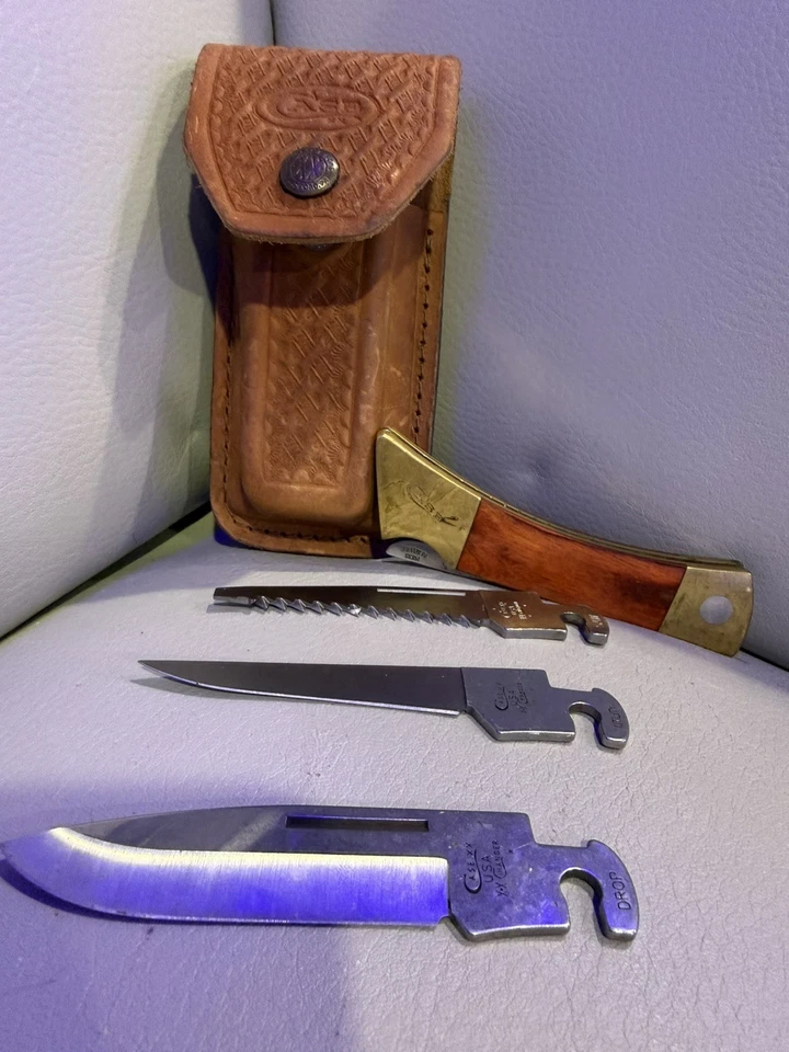 Case XX Changer ~ Muti Blade ~ Rosewood ~ Bainha ~ 3 lâminas - Imagem 1 de 4