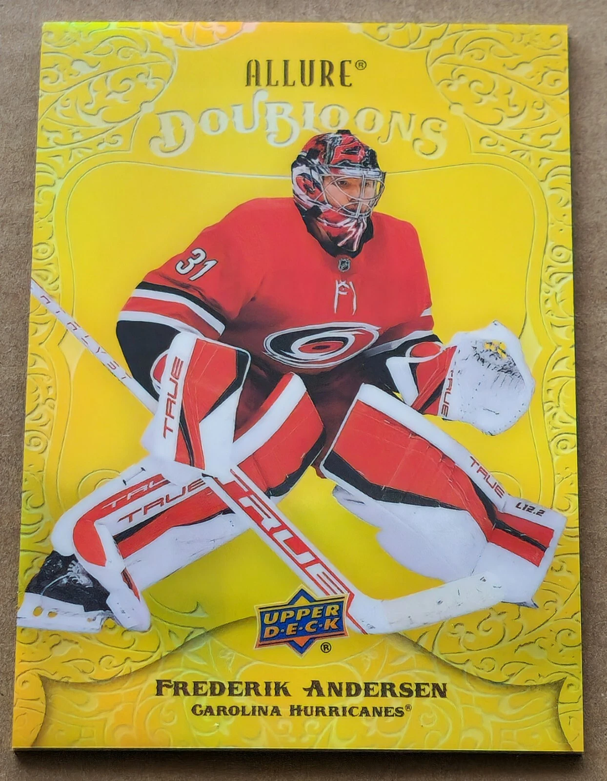 2022-23 Upper Deck Allure Doubloons SSP #DB-50 Frederik Andersen