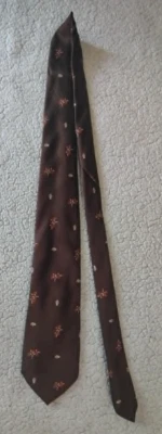 Corbata de vestir para hombre hecha a mano en Italia por Domani 100 % poliéster corbata ancha Foto 1 de 3