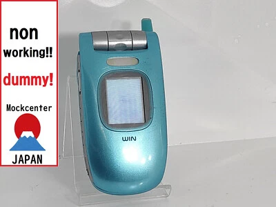 【¡Ficticio!】Teléfono celular peculiar de Japón W11H azul HITACHI teléfono celular que no funciona Foto 1 de 3