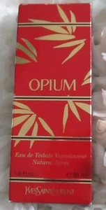 YSL YVES SAINT LAURENT *OPIUM* EAU DE TOILETTE NATURAL SPRAY 1.6 fl. oz. 50 ml - Picture 1 of 6