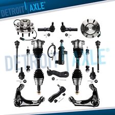 4WD Front Wheel Bearing Hubs Axle Sway Bars for Chevy GMC Silverado Sierra 2500