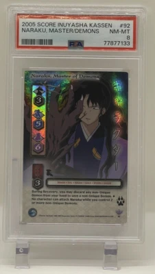 Inuyasha TCG 2005 Score | Naraku Master Of Demons | PSA 8 NM-Mint Kassen #92 - Image 1 of 4